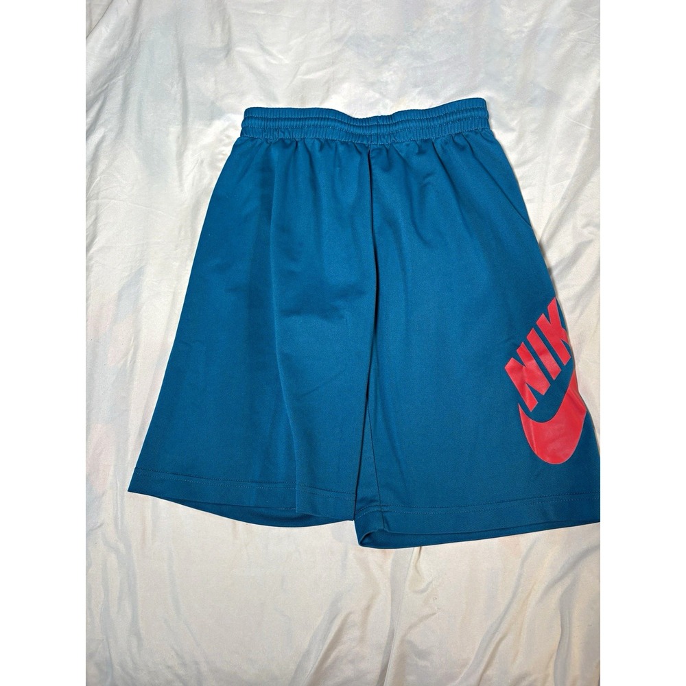 Nike SB Blue Athletic Shorts Size Youth M Elastic Waist Drawstring Pockets Skate
